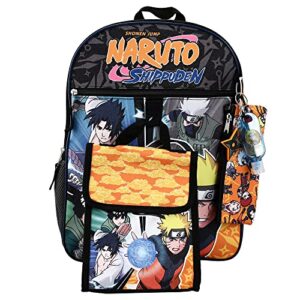naruto shippuden 5-piece backpack set
