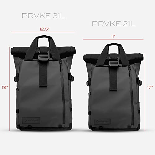 WANDRD All-New PRVKE 31L Photography Travel Backpack, Black