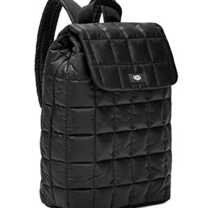 UGG womens Adaya Puff Backpack, Black, One Size US