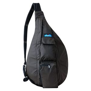 kavu rope sack sling crossbody backpack – blackout