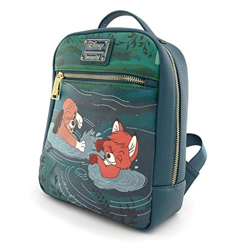 Loungefly Disney The Fox and The Hound Water Fight Mini Backpack