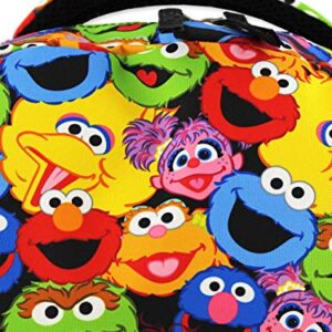 Sesame Street Gang Elmo Boys Girls Toddler 16 inch School Backpack (One Size, Multicolor)