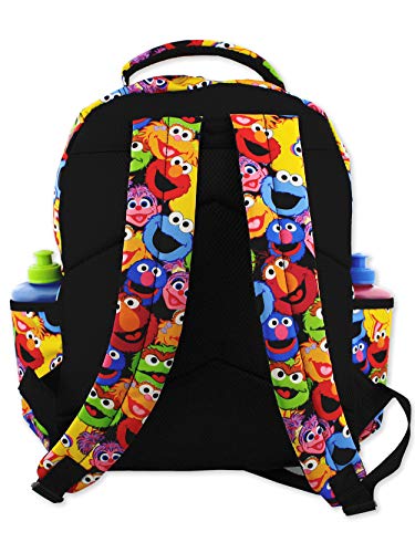 Sesame Street Gang Elmo Boys Girls Toddler 16 inch School Backpack (One Size, Multicolor)
