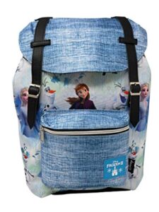 limited kbnl frozen 2 allover pattern preppy vintage style 16″ school backpack