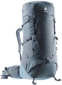 deuter aircontact core 65+10l hiking backpack – graphite-shale