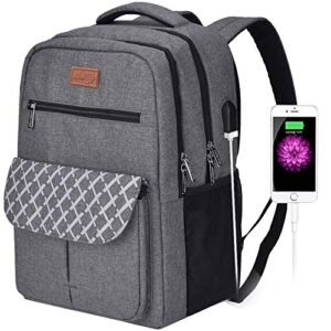arrontop backpacks for college students, backpacks for high school ,laptop backpack water resistant computer bag with usb charging port