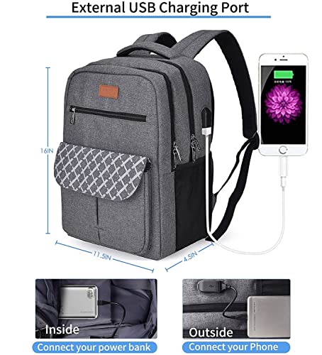 Arrontop Backpacks for College Students, Backpacks for High School ,Laptop Backpack Water Resistant Computer Bag with Usb Charging Port