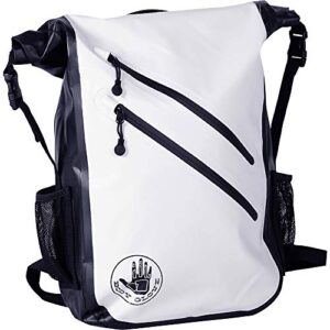 body glove seaside waterproof floatable backpack-white, one size