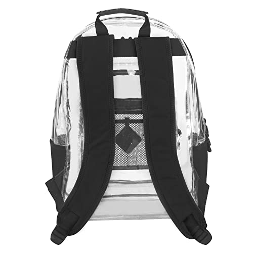 Clear Backpack with Water Bottle Holder, Stadium Approved for Men, Women, Kids