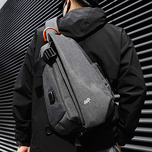 Small Sling Crossbody Backpack Shoulder Bag for Men Women,One Strap Backpack Sling Bag Backpack Waterproof for Hiking Walking Biking Travel Cycling