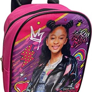 Ruz That Girl Lay Lay Little Girl 10 Inch Mini Backpack (Pink-Black)