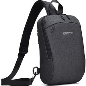 OSOCE Convertible Sling Bag Casual Sling Backpack Chest Crossbody Shoulder Bag Gifts Sport Travel Waterproof