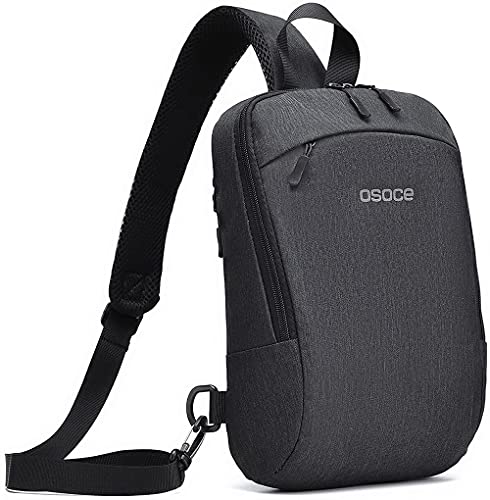 OSOCE Convertible Sling Bag Casual Sling Backpack Chest Crossbody Shoulder Bag Gifts Sport Travel Waterproof