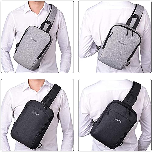 OSOCE Convertible Sling Bag Casual Sling Backpack Chest Crossbody Shoulder Bag Gifts Sport Travel Waterproof