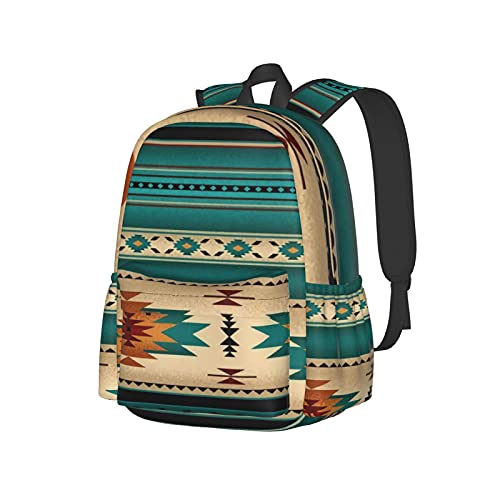 Backpack for Teen Girls Womens School Laptop Bookbag Travel Rucksack Large Capacity and Lightweight School Backpack Western Southwest Mesas Pattern