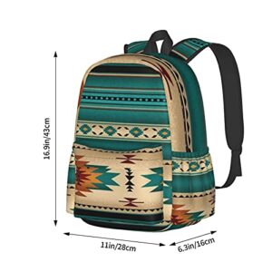 Backpack for Teen Girls Womens School Laptop Bookbag Travel Rucksack Large Capacity and Lightweight School Backpack Western Southwest Mesas Pattern