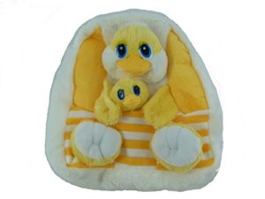 partyerasers baby childrens toddlers cute animal backpack rucksack – yellow chicken & chick design