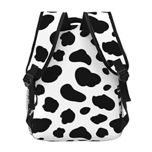 Qwalnely Cow Backpack for Adults Teens Cow Print Laptop for School Cow Print Accessories Stuff for Men Women and Boys Girls