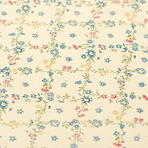 Self Adhesive Vinyl Vintage Yellow Floral Contact Paper Shelf Drawer Dresser Liner 17.7x117 Inches