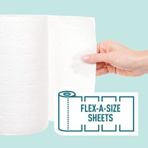 Amazon Brand - Presto! Flex-a-Size Paper Towels, 158-Sheet Huge Roll, 6 Count (Pack of 2), 12 Huge Rolls = 38 Regular Rolls