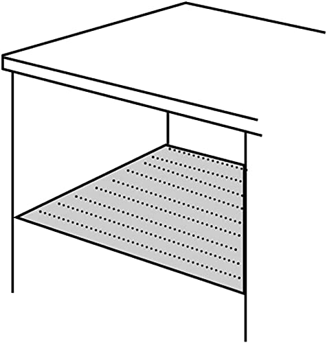 Kela Drawer Liners for Drawers, Shelves, or Cabinets, Transparent Plastic, Cut to Size, 59 in. x 19.7 in, Set of 4, Reduces Slips, Protects Againsts Scratches