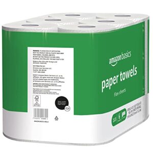 Amazon Basics 2-Ply Paper Towels, Flex-Sheets, 6 Rolls (Pack of 2), 12 Value Rolls total (Previously Solimo)