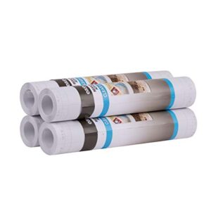 duck brand easyliner clear removable adhesive shelf liner laminate, 12 in x 36 ft, 4 count