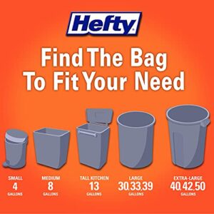 Hefty Ultra Strong Tall Kitchen Trash Bags, Lavender & Sweet Vanilla Scent, 13 Gallon, 80 Count