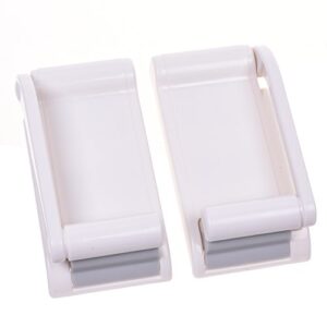 cosmos white magnetic paper towel holder table napkin roll holder mounts securely on refrigerators & other metal surfaces