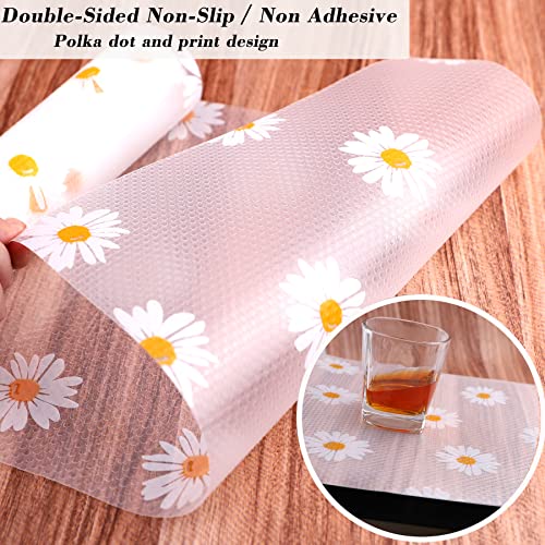 Shelf Liner Non Adhesive Kitchen Cabinet Drawer Liners 20 Inch X 20 FT Non-Slip Washable Refrigerator Liners with Waterproof Fridge Liner Mat for Cupboard, Pantry Shelves, Bathroom