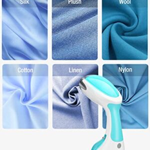 BEAUTURAL Steamer for Clothes, Portable Handheld Garment Fabric Wrinkles Remover, 30-Second Fast Heat-up, Auto-Off, Large Detachable Water Tank