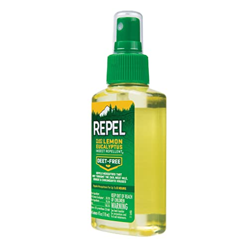 Repel Lemon Eucalyptus Natural Mosquito Repellent, 4-Ounce Pump Spray, 1 count