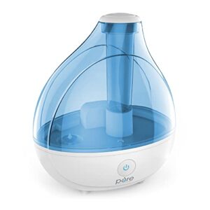 pure enrichment® mistaire™ ultrasonic cool mist humidifier – quiet air humidifier for bedroom, nursery, office, & indoor plants – lasts up to 25 hours, 360° rotation nozzle, auto shut-off, night light