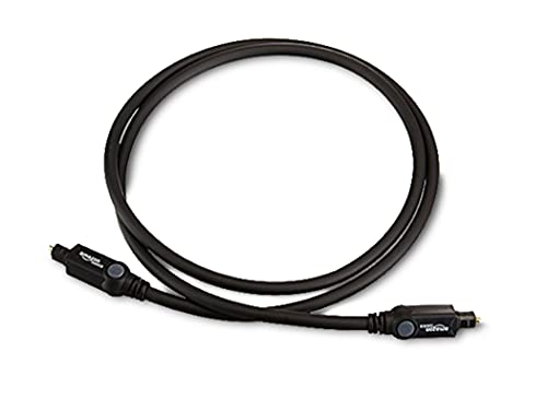 Amazon Basics Digital Optical Audio Toslink Cable for Sound Bar, TV - 3.3 Feet (1 Meter)