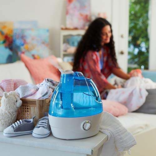 AquaOasis™ Cool Mist Humidifier {2.2L Water Tank} Quiet Ultrasonic Humidifiers for Bedroom & Large room - Adjustable -360 Rotation Nozzle, Auto-Shut Off, Humidifiers for Babies Nursery & Whole House