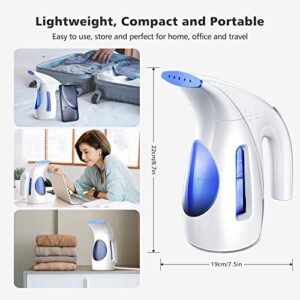 Hilife Steamer for Clothes, Portable Handheld Design, 240ml Big Capacity, 700W, Strong Penetrating Steam, Removes Wrinkle, for Home, Office and Travel