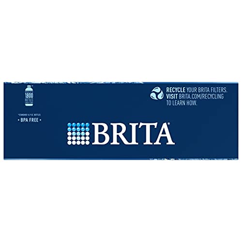 Brita Standard Water Filter Replacements for Pitchers and Dispensers, Lasts 2 Months, Reduces Chlorine Taste and Odor, 3 Count