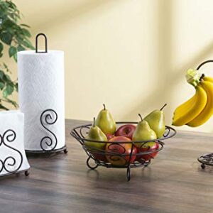Home Basics PH10655 14 Inch Bronze Color Paper Towel Holder