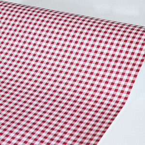 yifely red holiday gingham drawer paper self-adhesive shelf liner makeup cabinet decor 17.7 inch by 9.8 feet