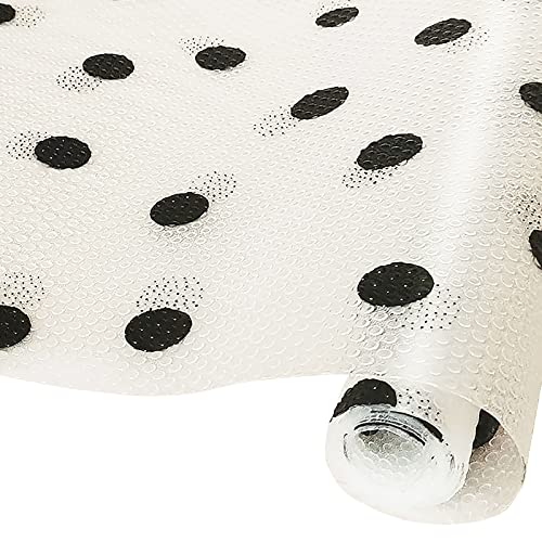 Shelf Liners for Kitchen Cabinets Non-Adhesive - EVA Refrigerator Liners - Drawer Liners for Kitchen - Washable Fridge Shelf Liners - Wire Shelf Liner Dots Design - Kitchen Drawer Liners 17.7 × 47.2