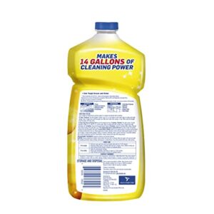 Lysol Multi-Surface Cleaner, Sanitizing and Disinfecting Pour, to Clean and Deodorize, Sparkling Lemon and Sunflower Essence, 40 Fl Oz