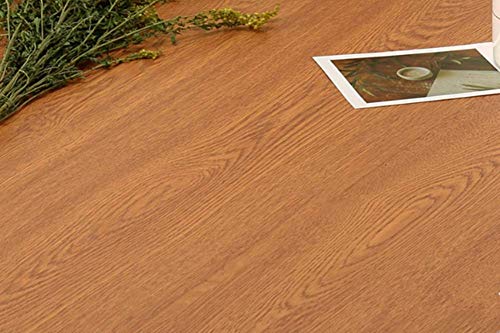 MULLSAN Brown Wood Grain Paper Waterproof Self Adhesive Shelf Liner Dresser Drawer Cabinet Sticker Winged Wood 24inch by 118inch