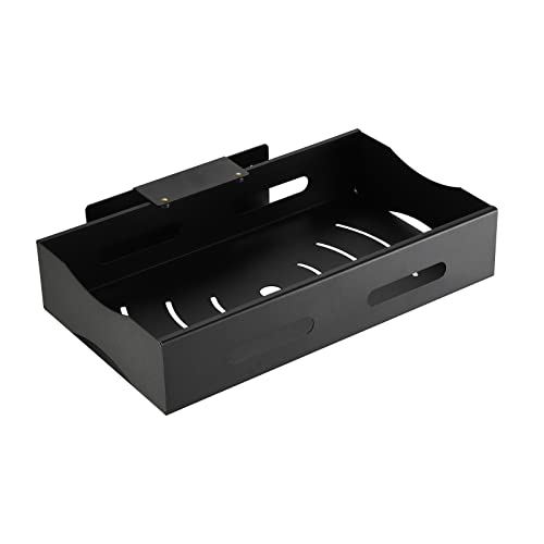 KES Under Sink Storage for Kitchen Bathroom, Pull Out Under Kitchen Sink Organizers and Storage, Space Saving Sliding Under Sink Organizer Matte Black, KPO502B-BK