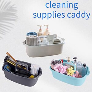 Cleaning Supplies Organizer, Large Plastic Shower Caddy Tote Storage Basket With Handle for Cleaning Products, Cleaning Caddy For Bathroom, Bedroom, Kitchen, Garden, Tool, Cleaning Supplies Caddy(3)