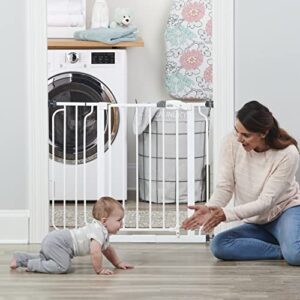 Regalo Easy Step 38.5-Inch Wide Walk Thru Baby Gate, Includes 6-Inch Extension Kit, 4 Pack Pressure Mount Kit, 4 Pack Wall Cups and Mounting Kit