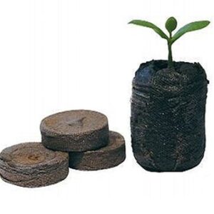 50 Count - Jiffy 7 Peat Pellets - Seed Starter Soil Plugs - 36 mm - Start Seedlings Indoors - Easy to Transplant to Garden