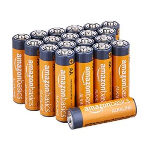 amazon basics 20 pack aa alkaline batteries – blister packaging