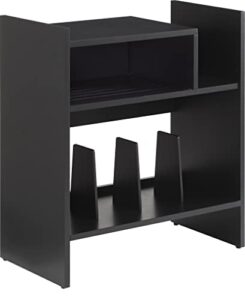 crosley furniture portland turntable stand, black