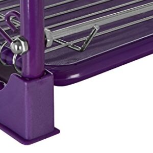 Premier Housewares 2-Tier Dish Drainer - Purple