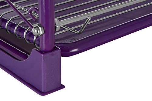 Premier Housewares 2-Tier Dish Drainer - Purple